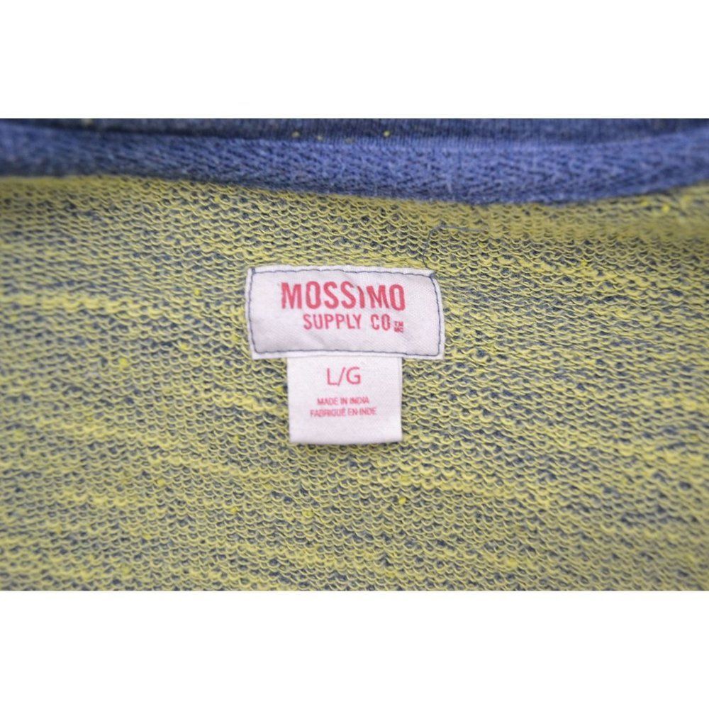 Mossimo Men's Large Blue Graphic Print Long Sleeve Lightweight Sweatshirt - Picture 9 of 11
